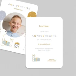 Carte Invitation Anniversaire Enfant Animaux | Carte Invitation Anniversaire Enfant Garçon^Planet cards Lapin Ballon