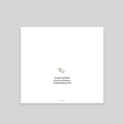 Faire-part Naissance Animaux^Planet cards Lapin et Cadre Liberty