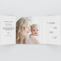 Faire-part Naissance Animaux | Faire-part Naissance Fille^Planet cards Lapin et Couronne Liberty