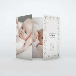 Faire-part Naissance Animaux | Faire-part Naissance Fille^Planet cards Lapin et Couronne Liberty