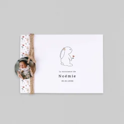 Faire-part Naissance Animaux | Faire-part Naissance Fille^Planet cards Lapin et Liberty