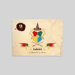 Carte Invitation Anniversaire Enfant Garçon^Planet cards L'École des Sorciers