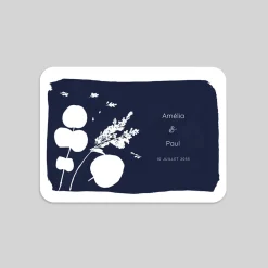 Faire-part Mariage Chic | Faire-part Mariage Original^Planet cards Le Cyanotype et Eucalyptus