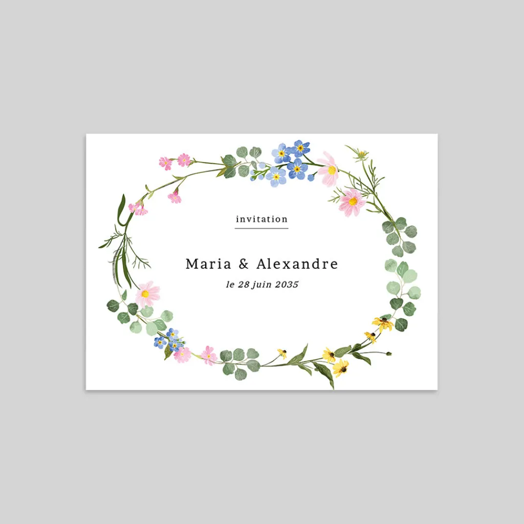 Carte D'invitation Mariage^Planet cards Le Printemps