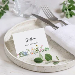 Marque-place Mariage^Planet cards Le Printemps