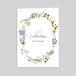 Livret De Messe Mariage^Planet cards Le Printemps