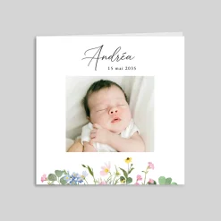 Faire-part Naissance Fille^Planet cards Le Printemps