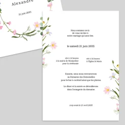Faire-part Mariage Chic | Gamme Complète^Planet cards Le Printemps