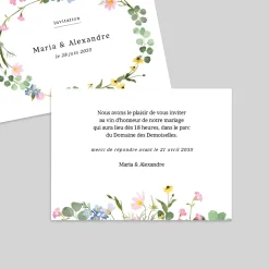 Carte D'invitation Mariage^Planet cards Le Printemps