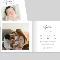 Faire-part Naissance Fille^Planet cards Le Printemps