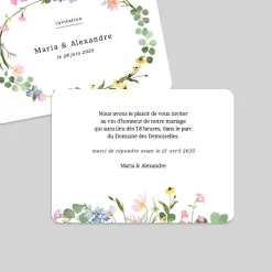 Carte D'invitation Mariage^Planet cards Le Printemps