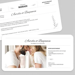 Faire-part Mariage Original^Planet cards Le Télégramme de Mariage