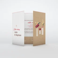 Faire-part Mariage Bohème | Faire-part Mariage Champêtre^Planet cards Les Vases