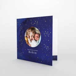Faire-part Naissance Garçon^Planet cards Leur Univers Solaire