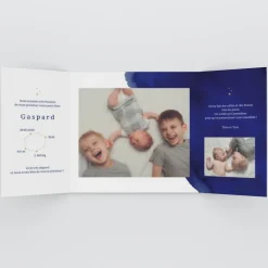 Faire-part Naissance Garçon^Planet cards Leur Univers Étoilé Solaire