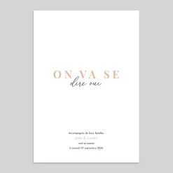 Faire-part Mariage Chic^Planet cards Élégance et Typo