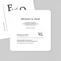 Faire-part Mariage Champêtre^Planet cards Élégance Végétale
