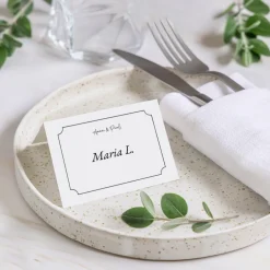 Marque-place Mariage^Planet cards Élégant