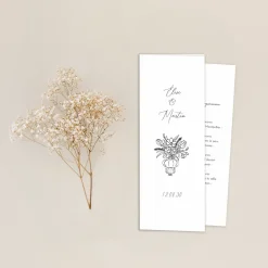 Faire-part Mariage Chic^Planet cards Élégant bouquet