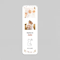 Faire-part Baptême Civil | Faire-part Baptême Original^Planet cards Liberty Petit Ours et Papillon