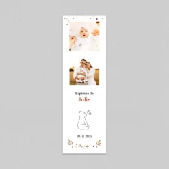 Faire-part Baptême Civil | Faire-part Baptême Original^Planet cards Liberty Petit Ours et Papillon