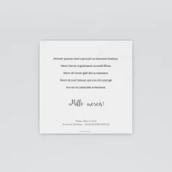Carte Remerciement Naissance Classique^Planet cards Lune Et Petits Nuages