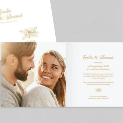 Faire-part Mariage Chic^Planet cards L'Unique Fleur