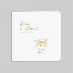 Faire-part Mariage Chic^Planet cards L'Unique Fleur