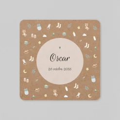 Faire-part Naissance Original | Créations En Collaboration^Planet cards L'univers de Bébé