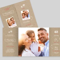 Faire-part Mariage Original | Faire-part Mariage Champêtre^Planet cards Ma Maman et Mon Papa