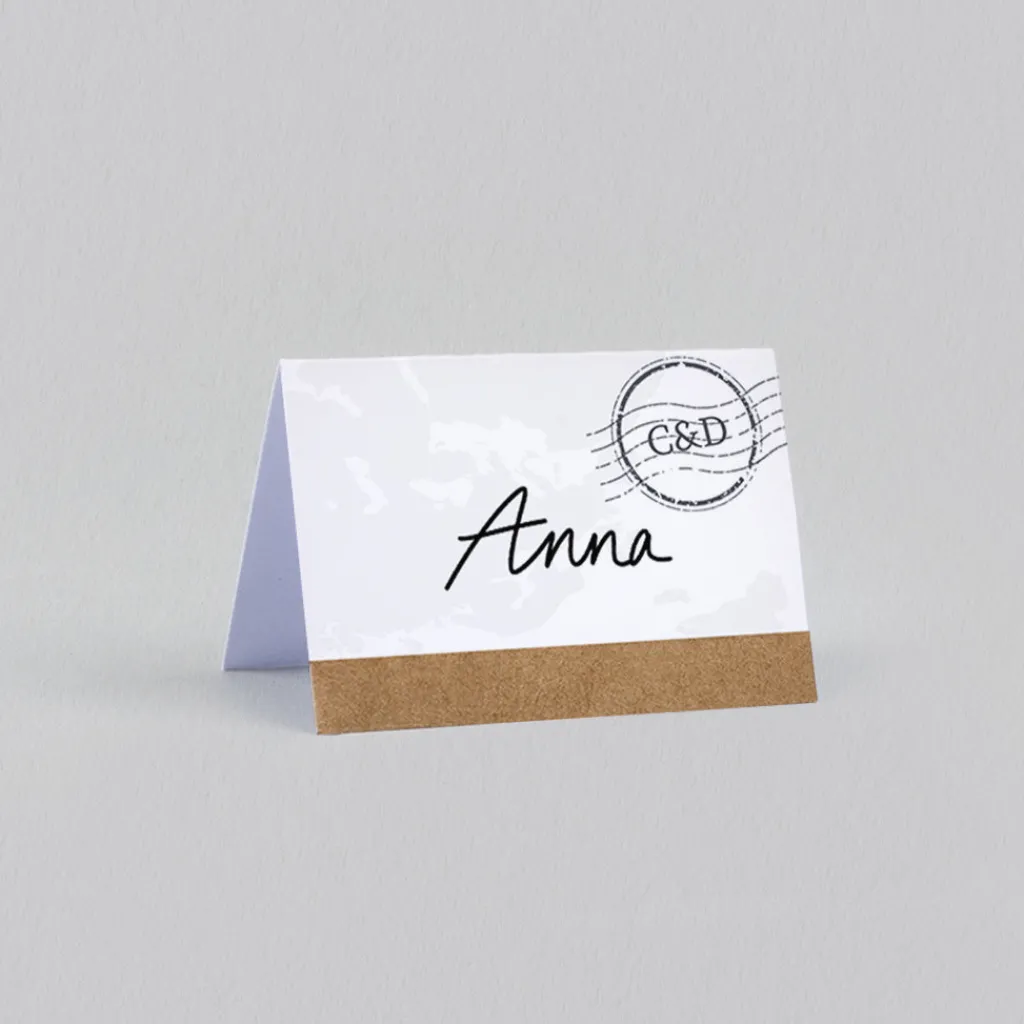 Marque-place Mariage^Planet cards Mariage Airlines
