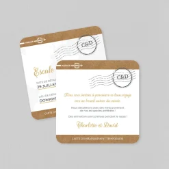 Carte D'invitation Mariage^Planet cards Mariage Airlines