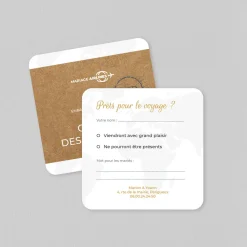 Coupon-réponse Mariage^Planet cards Mariage Airlines