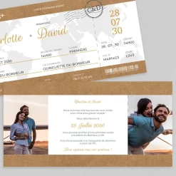 Faire-part Mariage Original | Gamme Complète^Planet cards Mariage Airlines