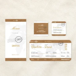 Faire-part Mariage Original | Gamme Complète^Planet cards Mariage Airlines