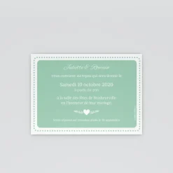 Carte D'invitation Mariage^Planet cards Mariés hipster
