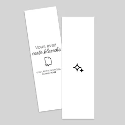 Carte 100% Personnalisable | Carte 100% Personnalisable^Planet cards Marque Page Recto Verso 5.5 x 18.2 cm
