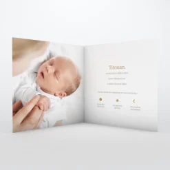 Faire-part Naissance Fille | Faire-part Naissance Garçon^Planet cards Médaillon Constellation Cancer