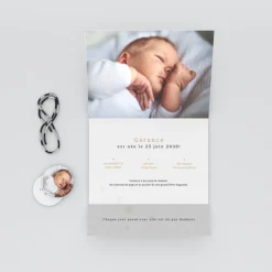 Faire-part Naissance Fille | Faire-part Naissance Garçon^Planet cards Médaillon Constellation Cancer