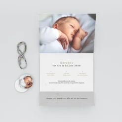 Faire-part Naissance Fille | Faire-part Naissance Garçon^Planet cards Médaillon Constellation Cancer