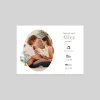 Faire-part Naissance Fille^Planet cards Médaillon végétal