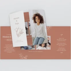 Faire-part Mariage Champêtre^Planet cards Mes Parents, Illustration Mains
