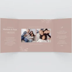Faire-part Mariage Champêtre^Planet cards Mes Parents, Illustration Mains