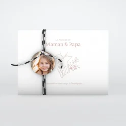 Faire-part Mariage Bohème | Faire-part Mariage Champêtre^Planet cards Mes Parents, Main Dans La Main