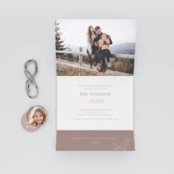 Faire-part Mariage Bohème | Faire-part Mariage Champêtre^Planet cards Mes Parents, Main Dans La Main