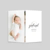 Faire-part Naissance Fille | Faire-part Naissance Garçon^Planet cards Minimaliste et Jolie Typo