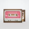 Carte Invitation Anniversaire Adulte Vintage^Planet cards Mixtape Vintage