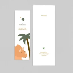 Faire-part Naissance Animaux | Faire-part Naissance Marque-page^Planet cards Mobile Dinosaure