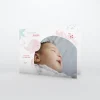 Faire-part Naissance Animaux^Planet cards Mon Doudou Baleine Rose