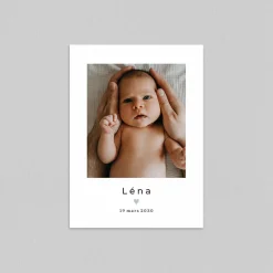 Faire-part Naissance Fille^Planet cards Mon petit Coeur
